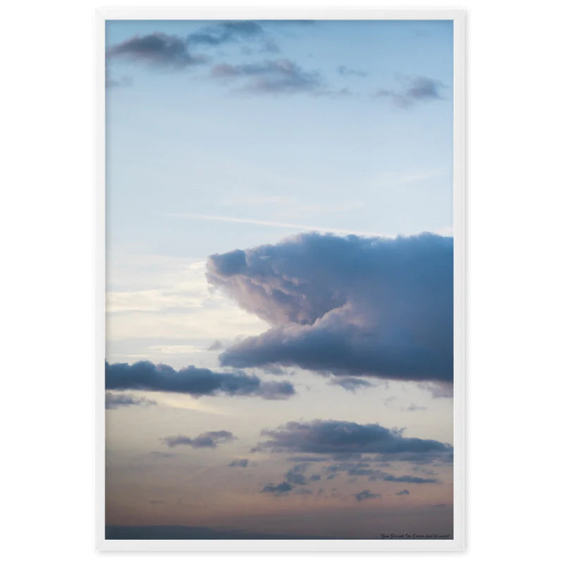 Poster du ciel et des nuages en grand format, photographie d'artiste. 