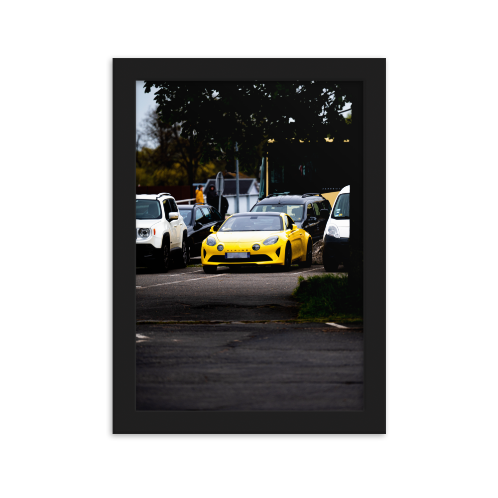 Poster mural et affiche - Alpine A110 N01 – Photographie de voiture de sport française – Poster photographie, photographie murale et des posters muraux unique au monde. La boutique de posters créée par Yann Peccard un Photographe français.