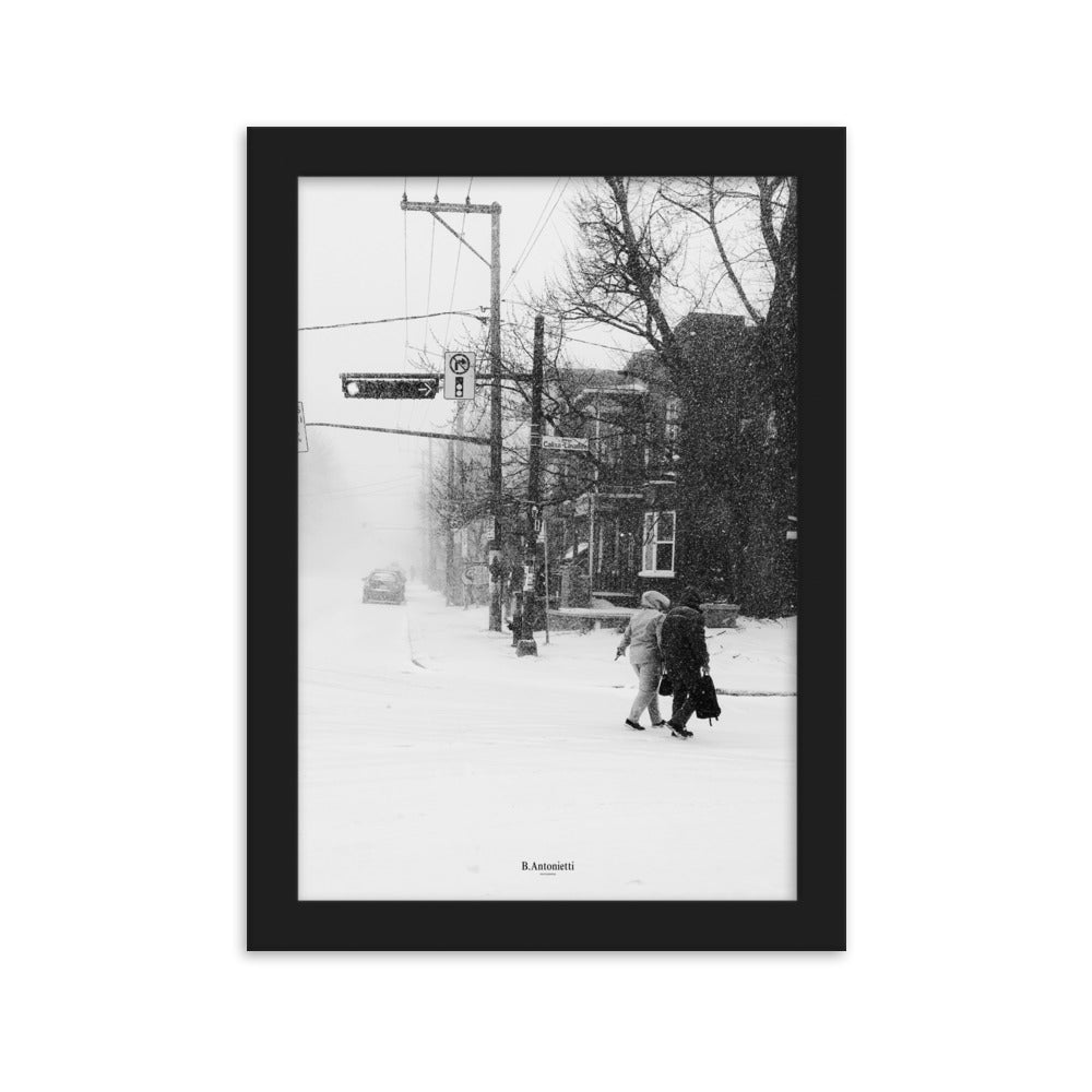 Poster Canada sous la neige