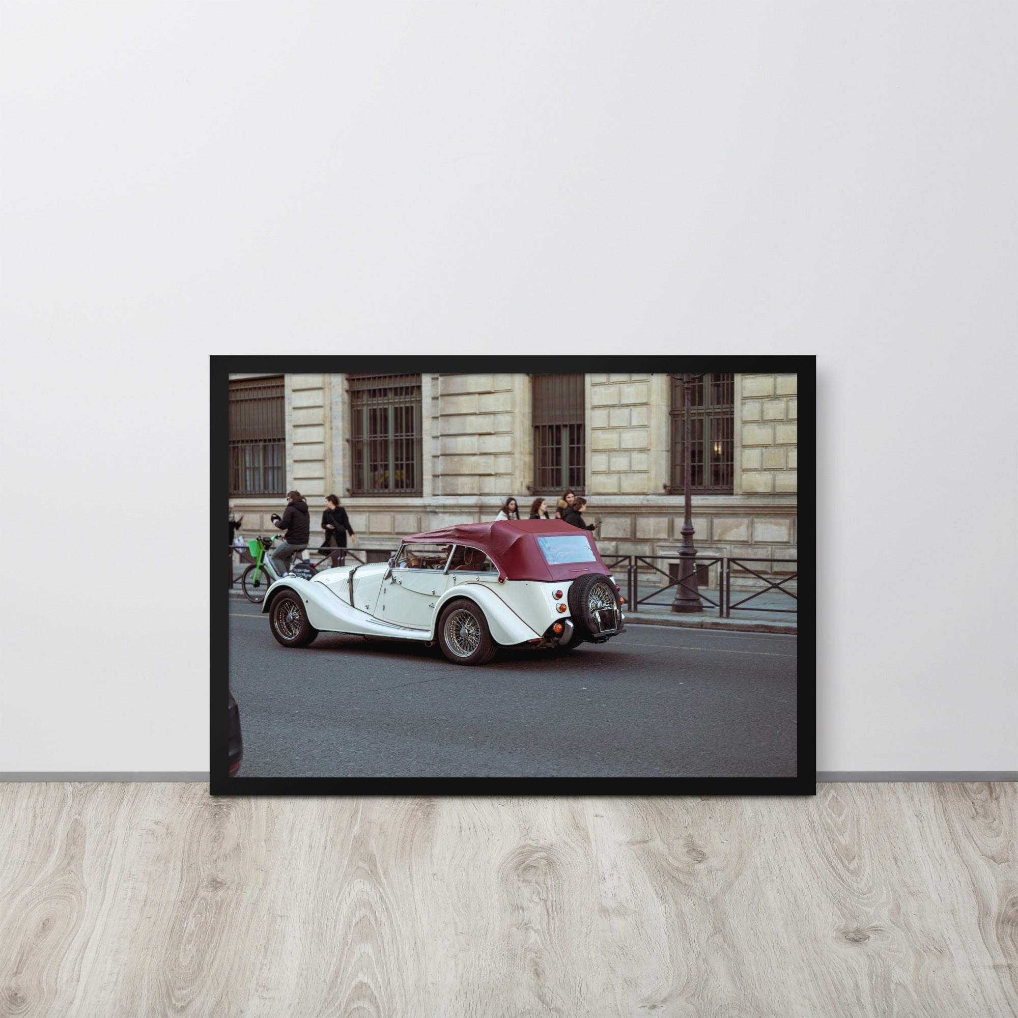 Poster 'MORGAN Tourer' présentant une photographie d'une voiture vintage MORGAN Tourer.