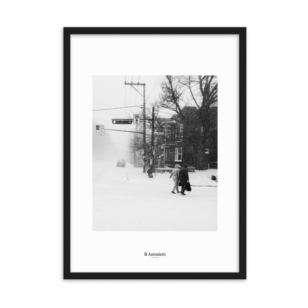 Poster Canada sous la neige