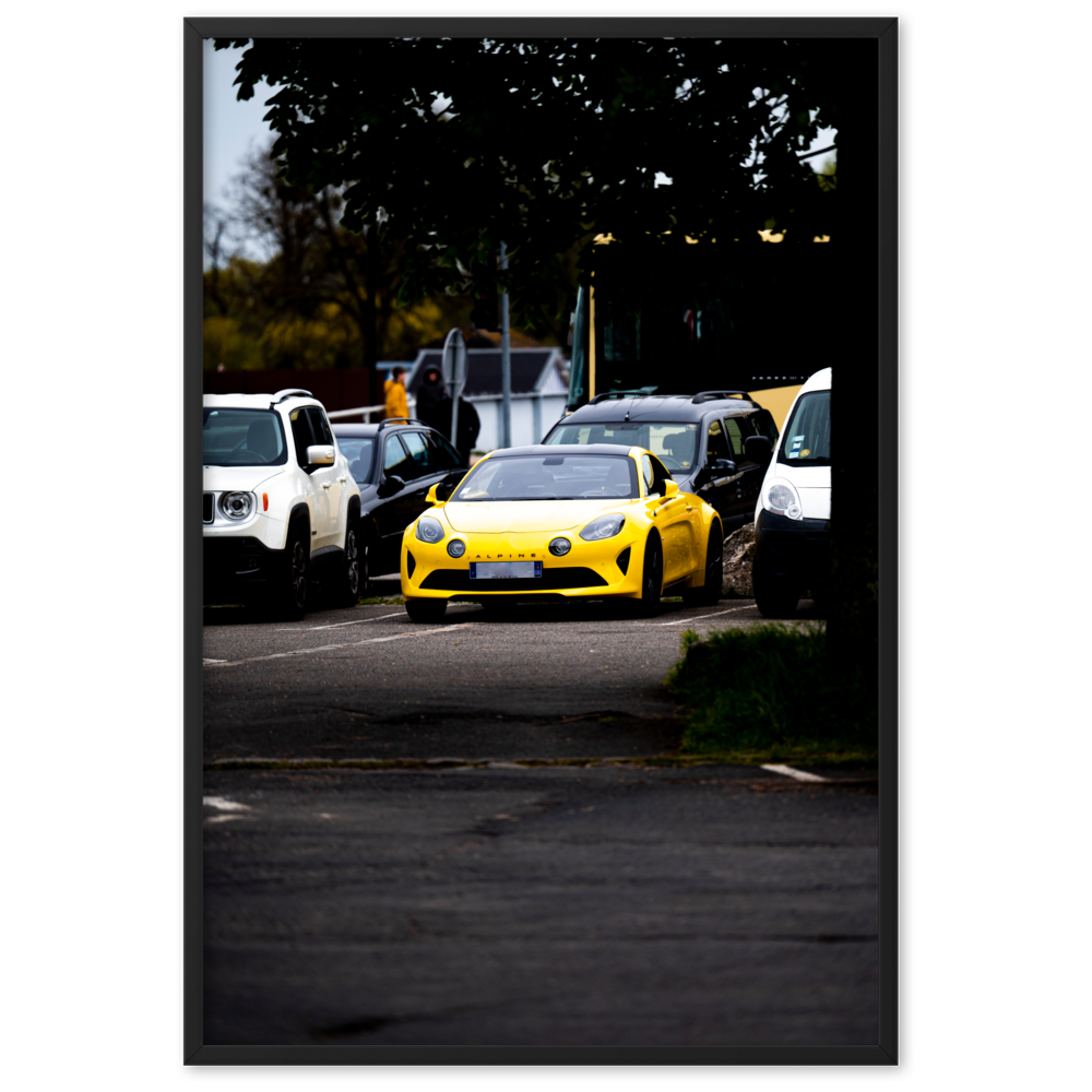 Poster mural et affiche - Alpine A110 N01 – Photographie de voiture de sport française – Poster photographie, photographie murale et des posters muraux unique au monde. La boutique de posters créée par Yann Peccard un Photographe français.