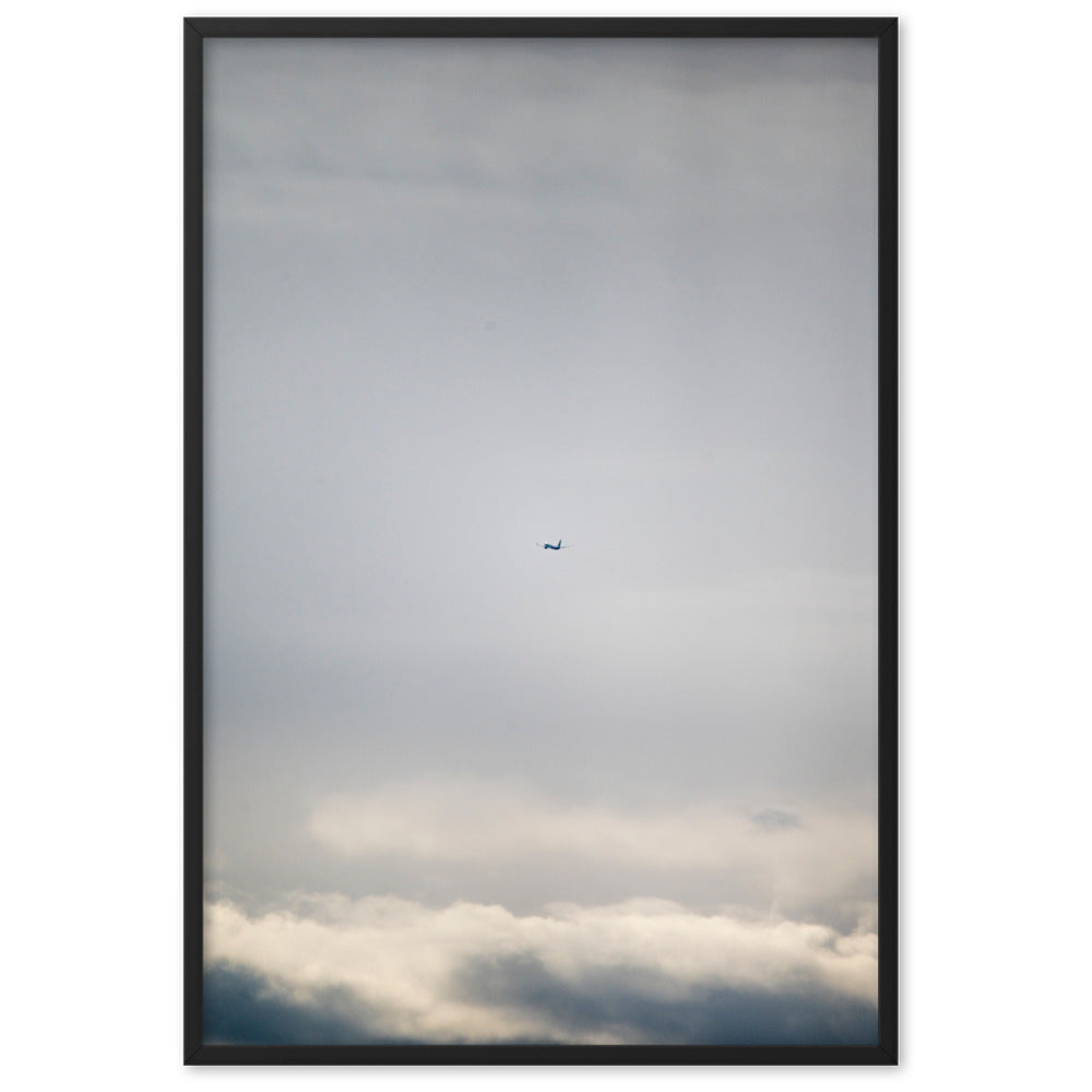 Poster de photographie mettant en valeur les nuages célestes, un spectacle naturel fascinant.