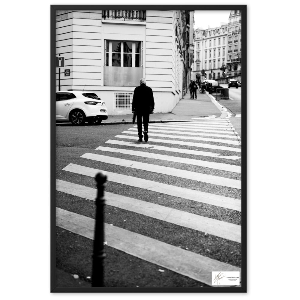 Photographie de rue - Affiche deco noir et blanc