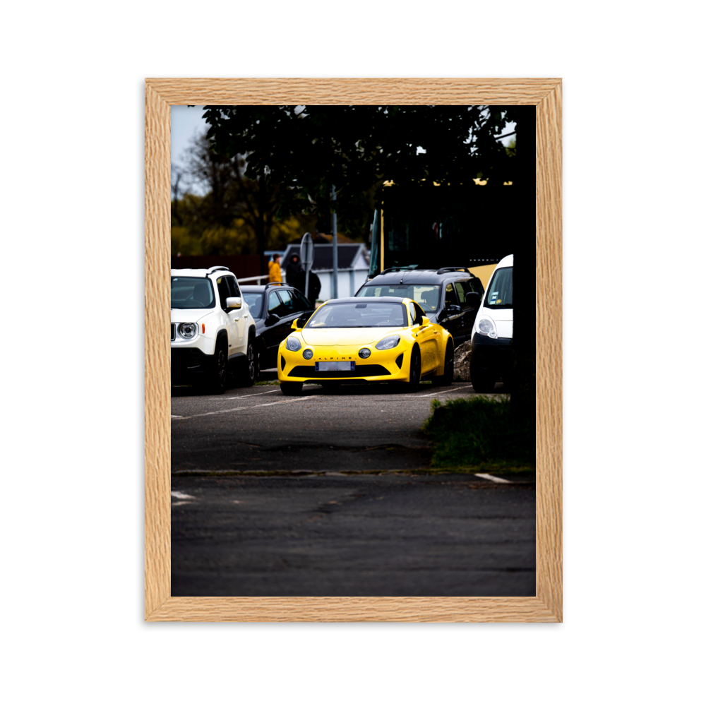 Poster mural et affiche - Alpine A110 N01 – Photographie de voiture de sport française – Poster photographie, photographie murale et des posters muraux unique au monde. La boutique de posters créée par Yann Peccard un Photographe français.