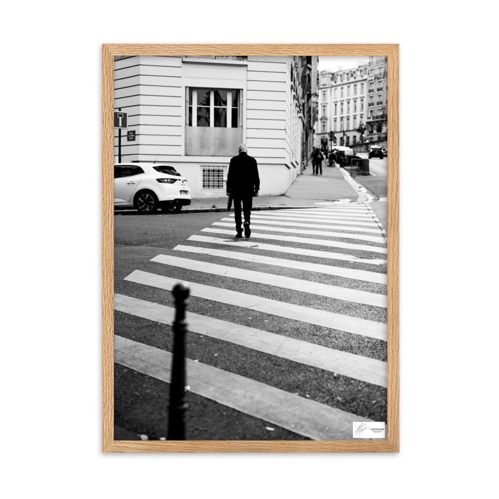 Photographie de rue - Affiche deco noir et blanc