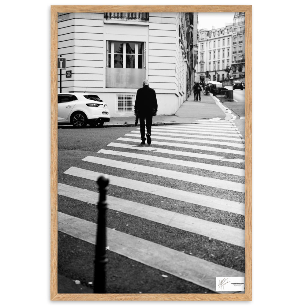 Photographie de rue - Affiche deco noir et blanc