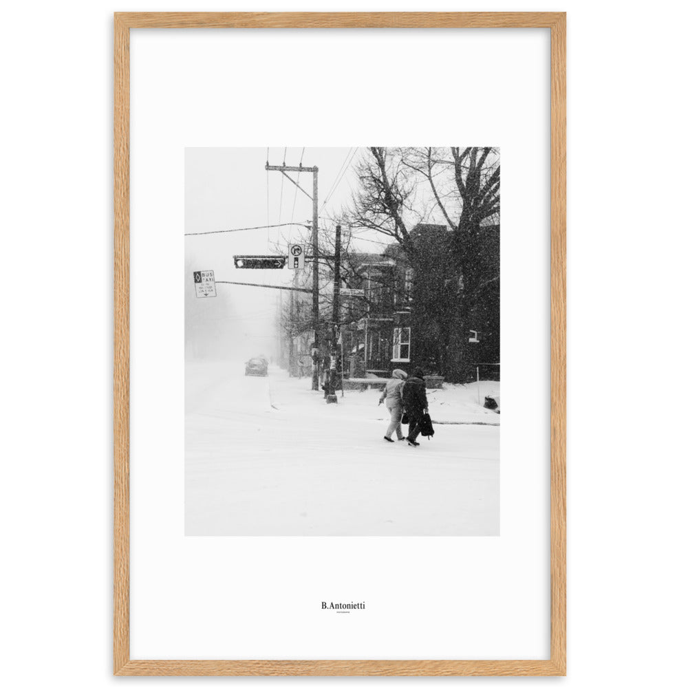 Poster Canada sous la neige