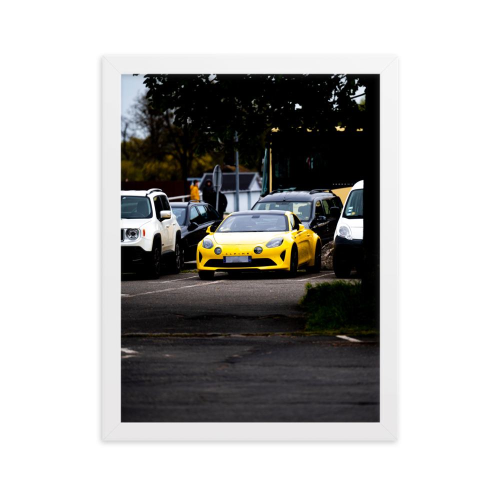 Poster mural et affiche - Alpine A110 N01 – Photographie de voiture de sport française – Poster photographie, photographie murale et des posters muraux unique au monde. La boutique de posters créée par Yann Peccard un Photographe français.