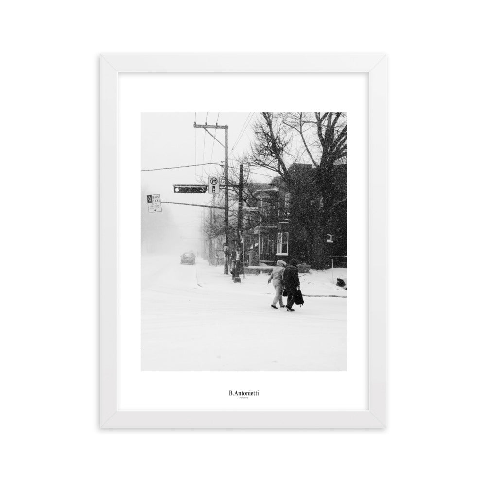 Poster Canada sous la neige