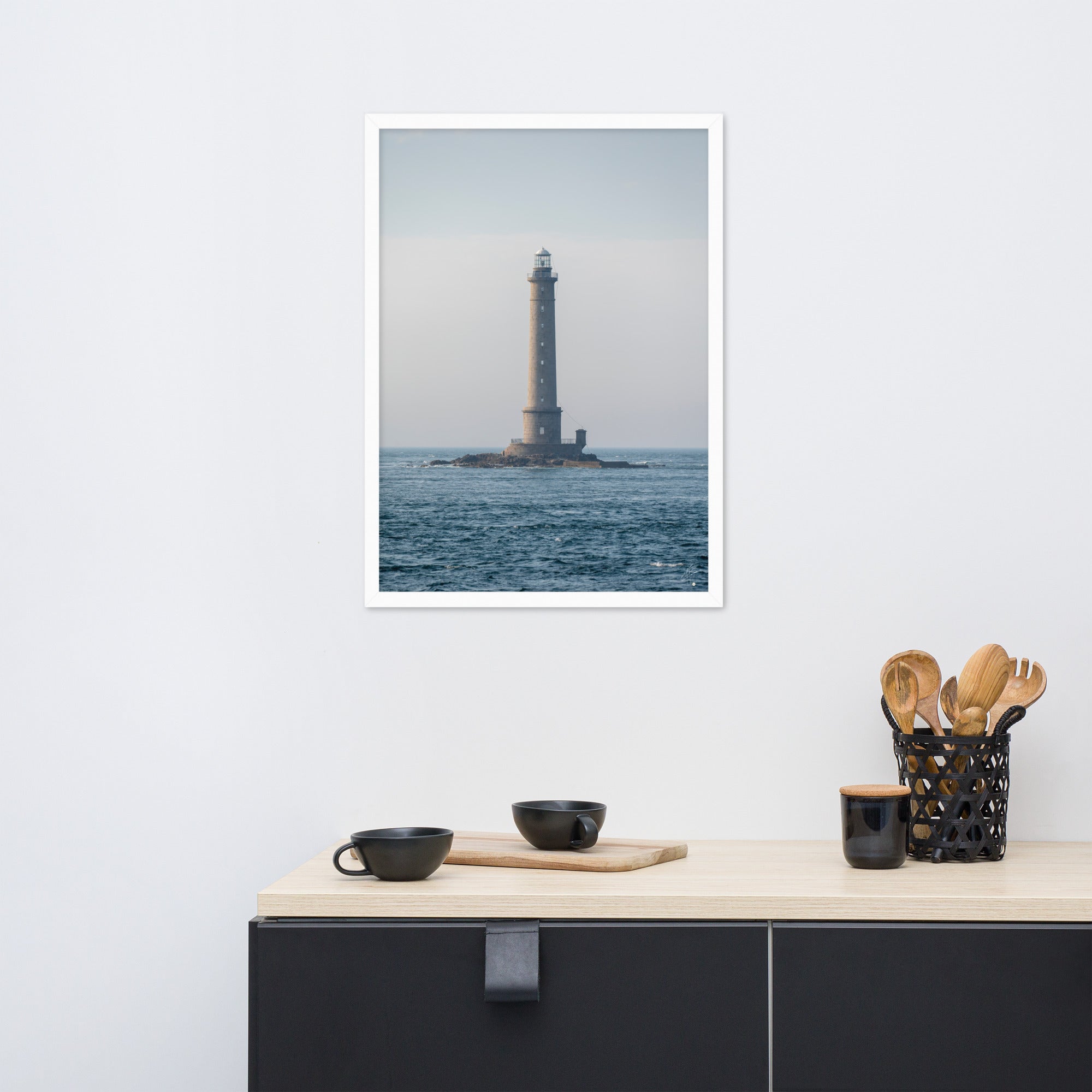 Phare de la Hague - Poster Encadré