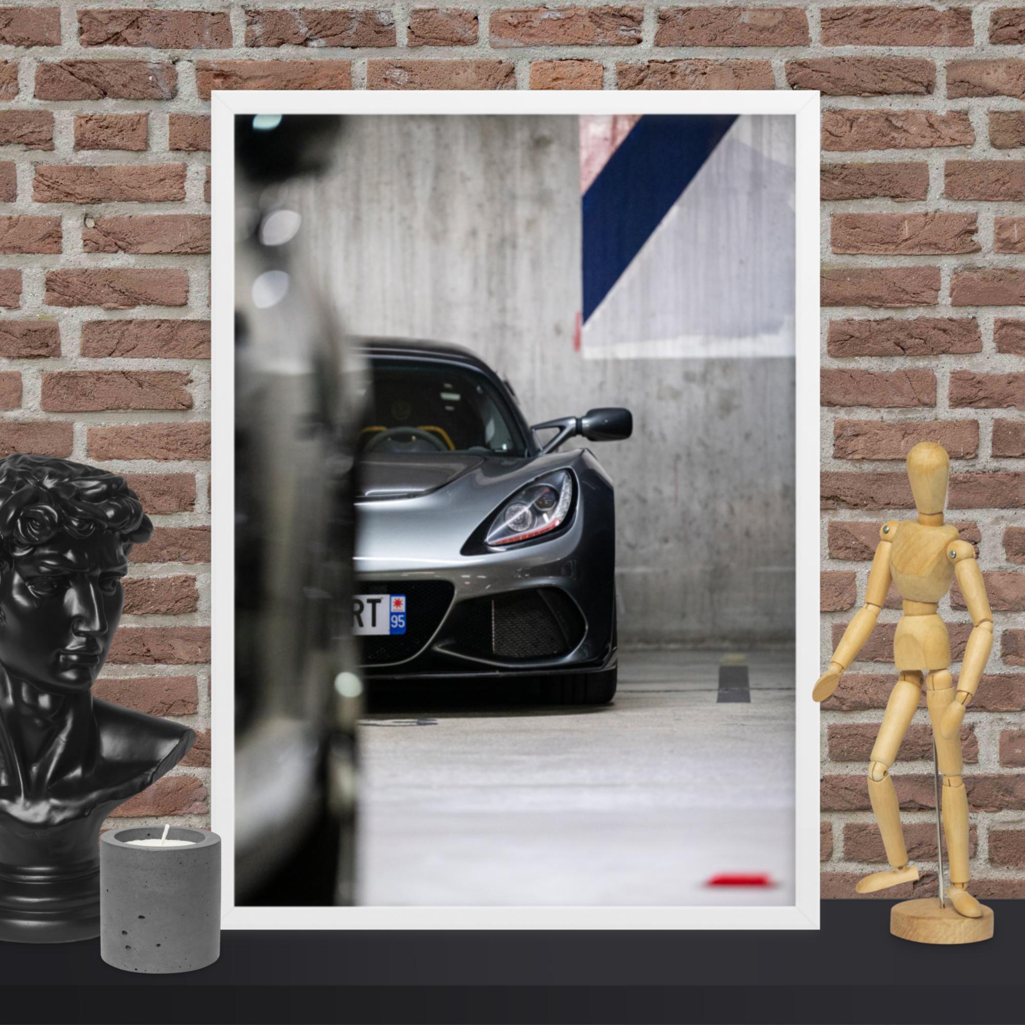 Lotus Elise - Poster encadré - La boutique du poster Français