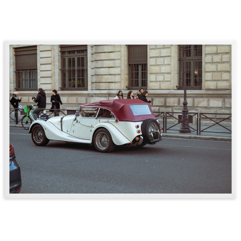 Poster 'MORGAN Tourer' présentant une photographie d'une voiture vintage MORGAN Tourer.