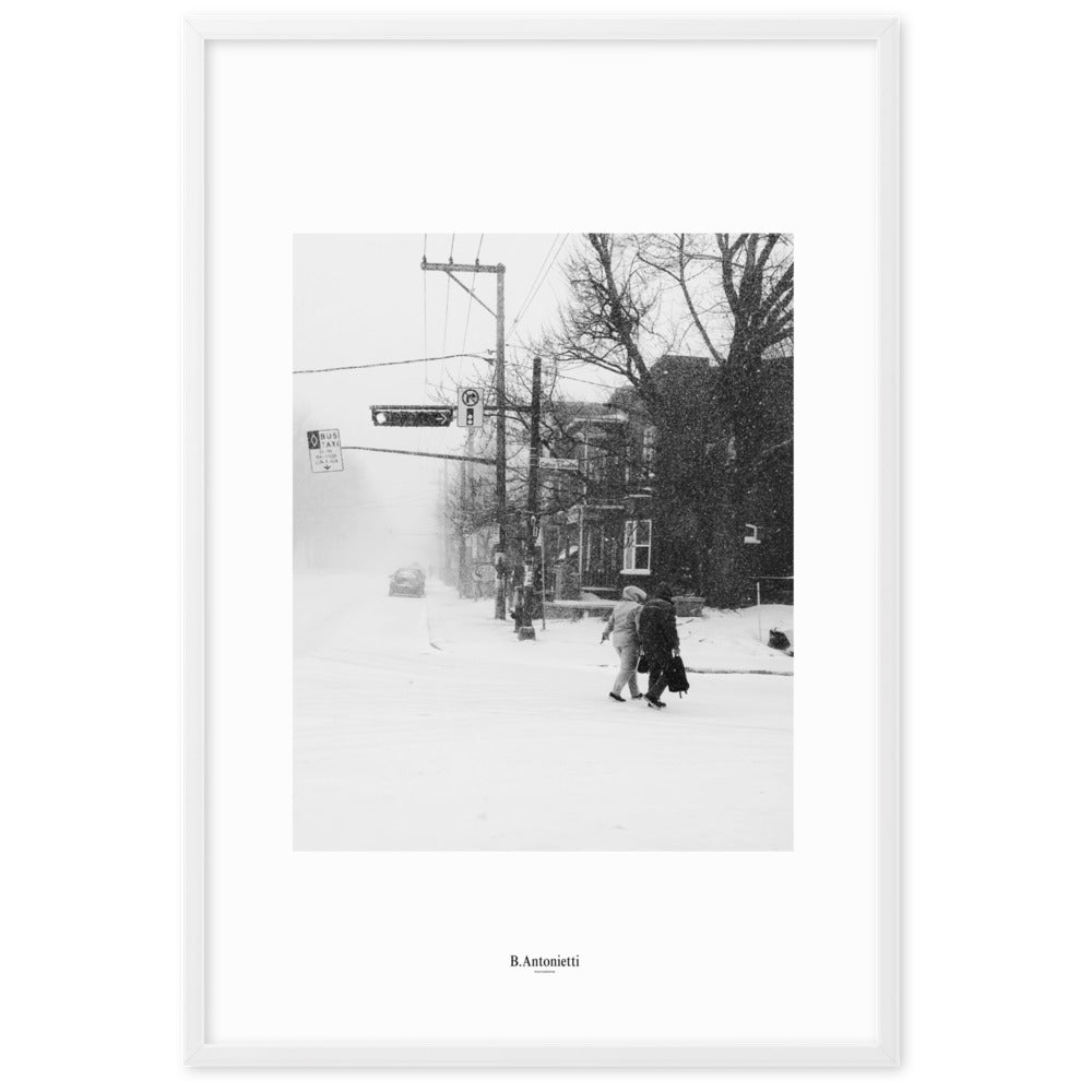 Poster Canada sous la neige