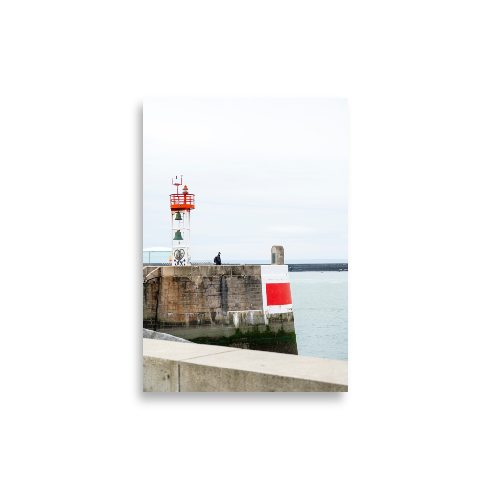 Poster de photographie "Les Cloches", capturant la sérénité du bord de mer au Havre.