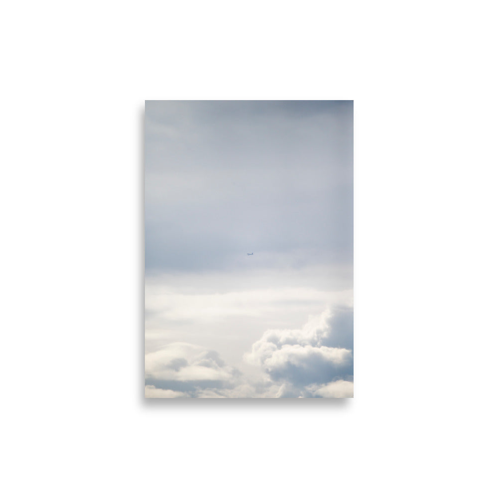 Poster de nuages en 21x30cm pour décoration murale