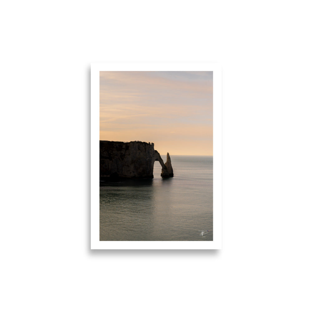 Etretat coucher de soleil