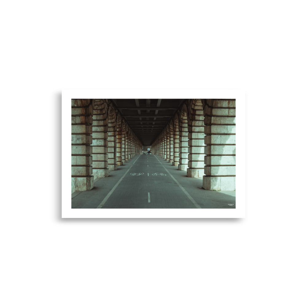 Poster photo - pont bir hakeim a Paris - Nicolas Da Costa - Affiche 21x30