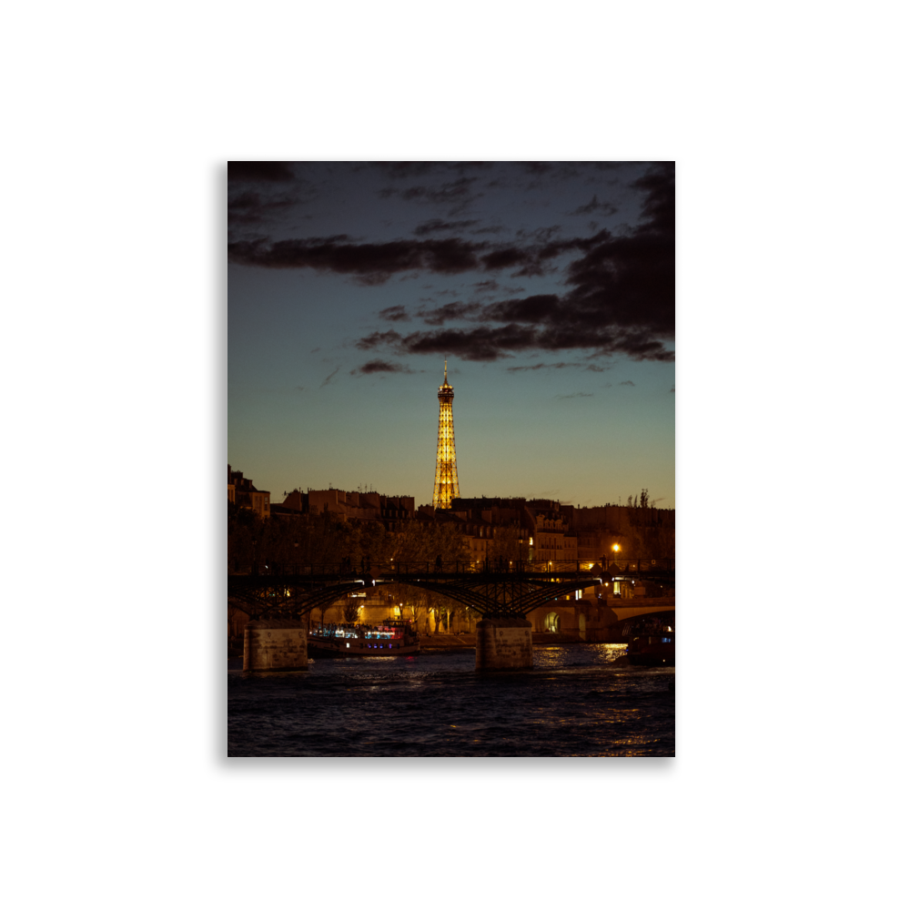 Poster - Pont des arts quai de Conti – Photographie de Paris – Poster photographie, photographie murale et des posters muraux unique au monde. La boutique de posters créée par Yann Peccard un Photographe français.