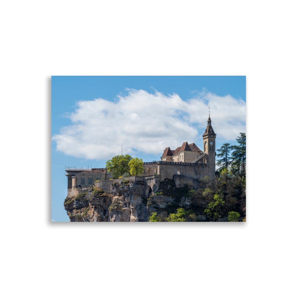 Poster d'une vue imprenable sur les hauteurs de Rocamadour