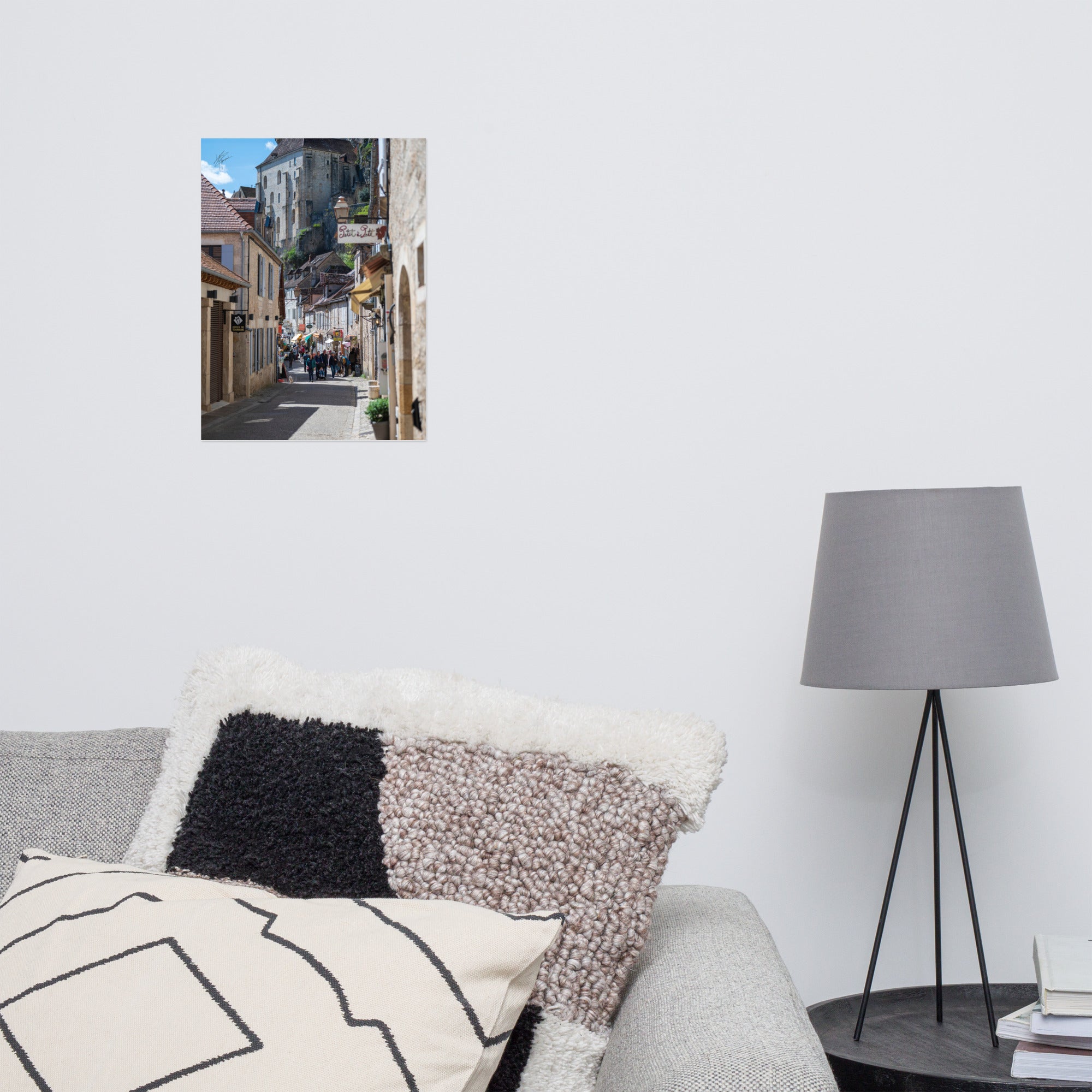 Photographie de la Rue Roland le Preux à Rocamadour, rue historique et commerçante.