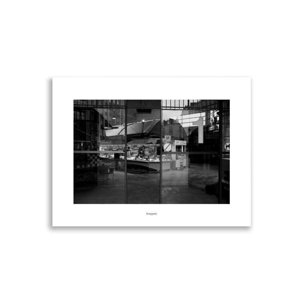 Poster monochrome Photographie de rue