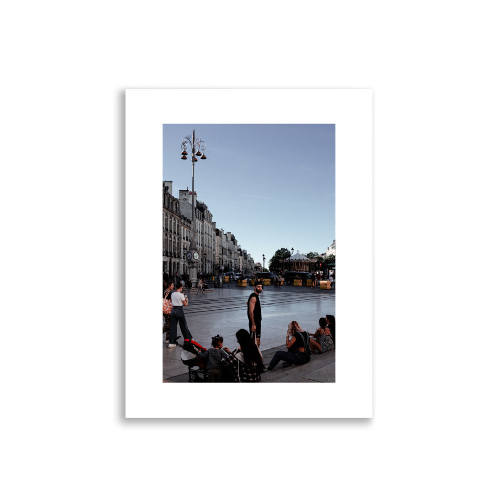 Affiche photo de rue 30x40