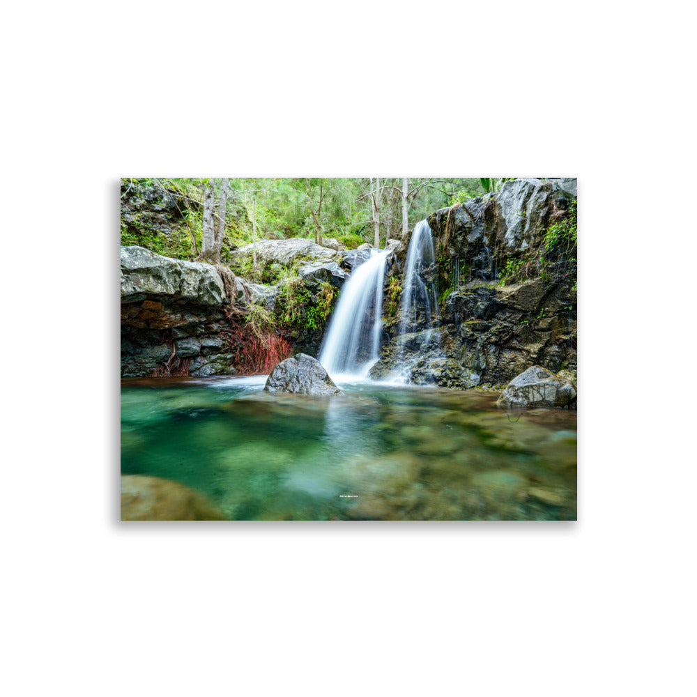 Poster photo - Bassin du bras rouge - Ile de la reunion - Adrien Louraco - Affiche murale 30x40