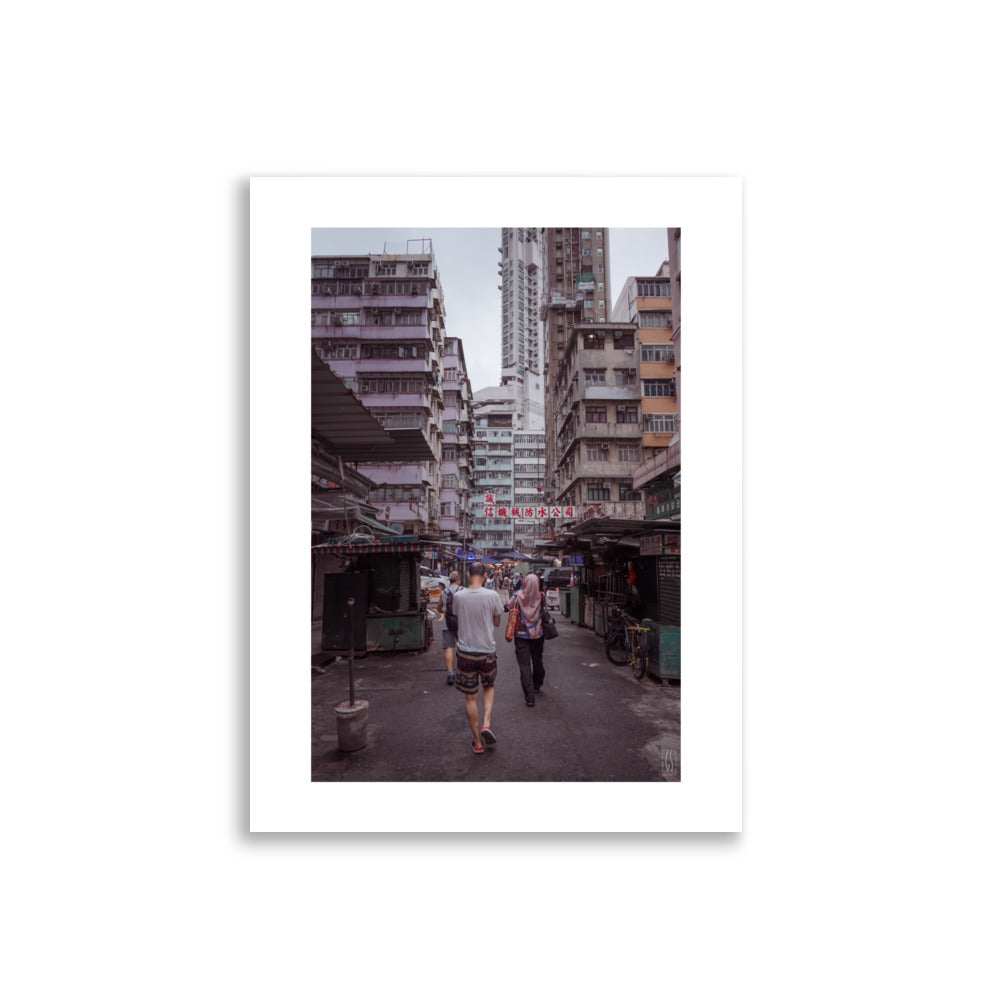 Poster photo - Photographie de rue a Hong Kong - Galdric Sibiude - Affiche murale 30x40