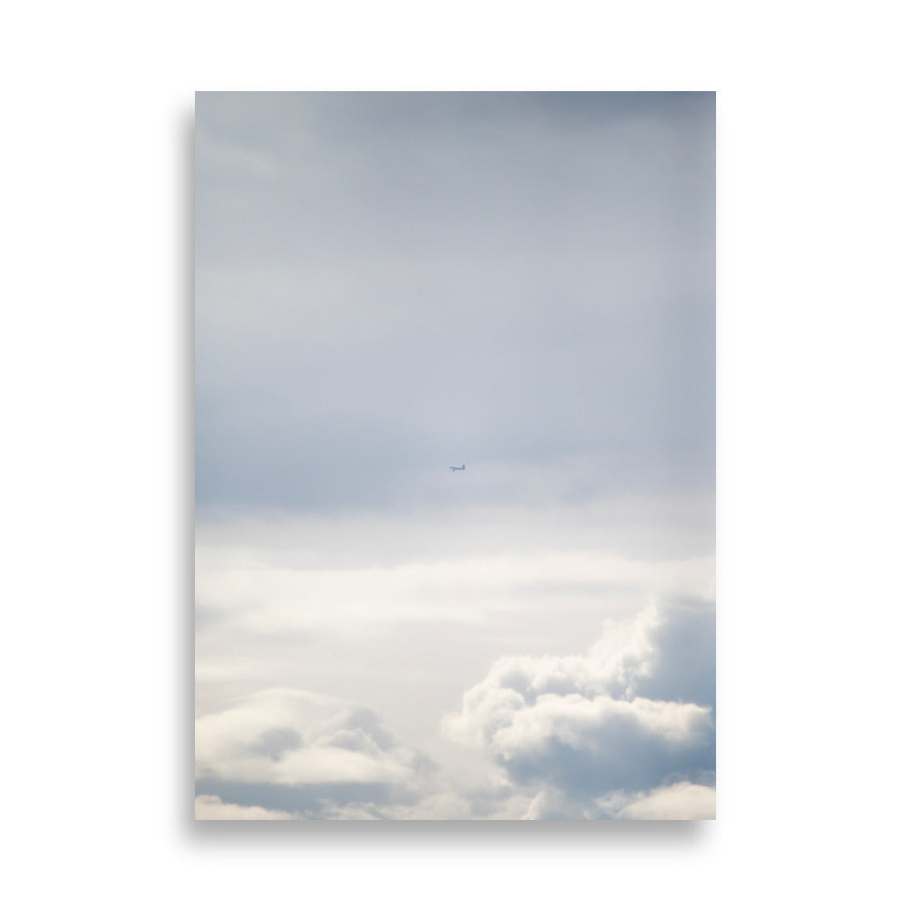 Poster de nuages en 50x70cm pour décoration murale