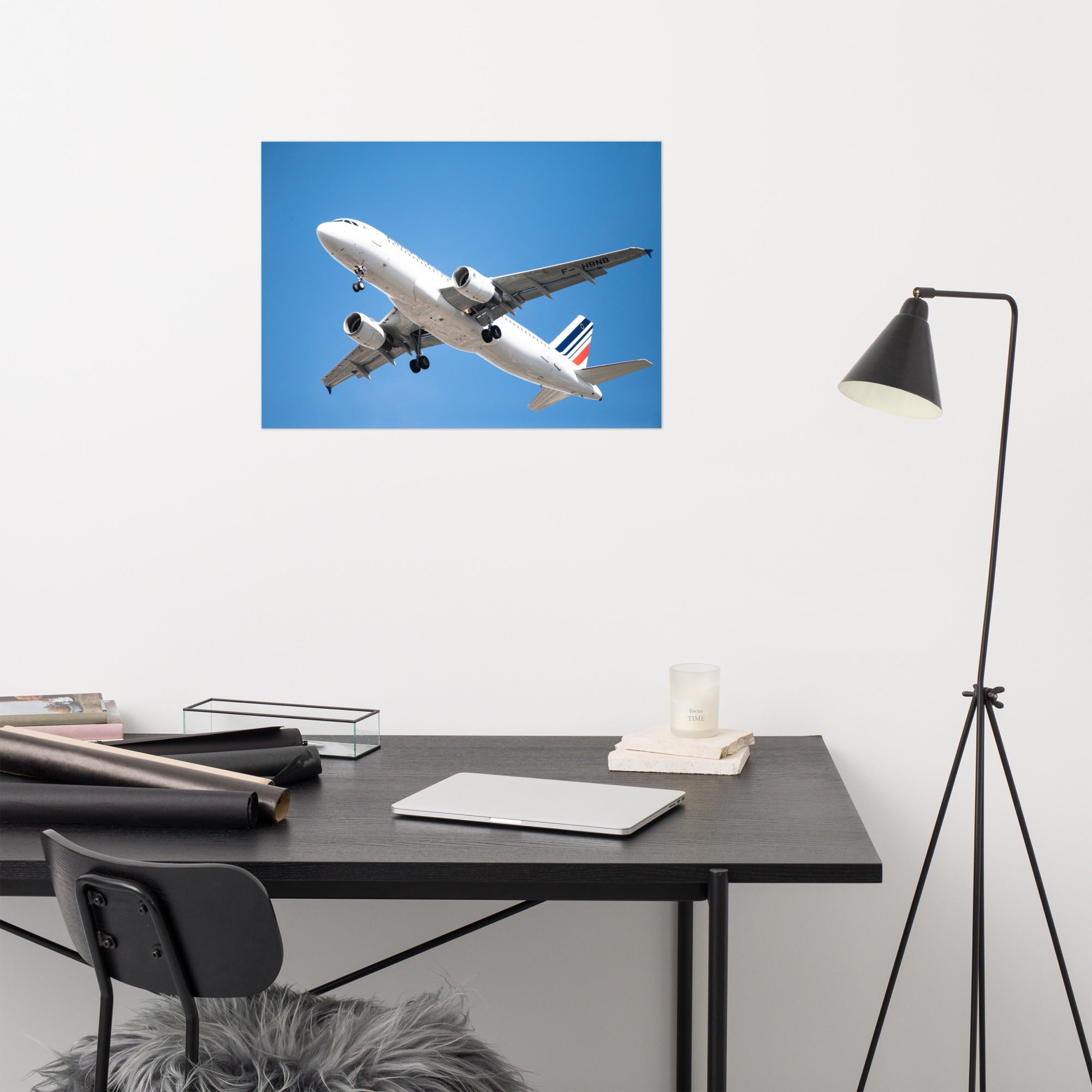 Poster haute définition d'un Airbus A320