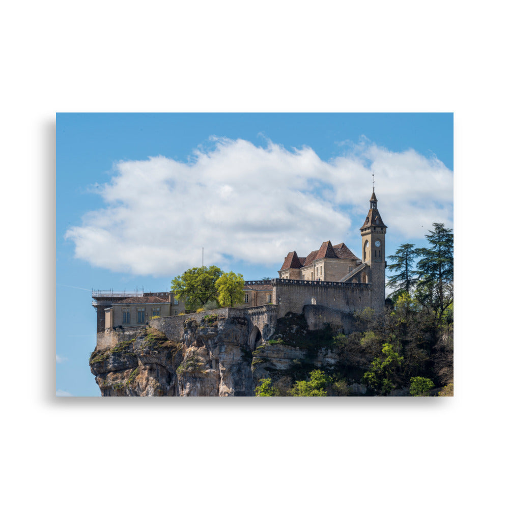 Poster d'une vue imprenable sur les hauteurs de Rocamadour