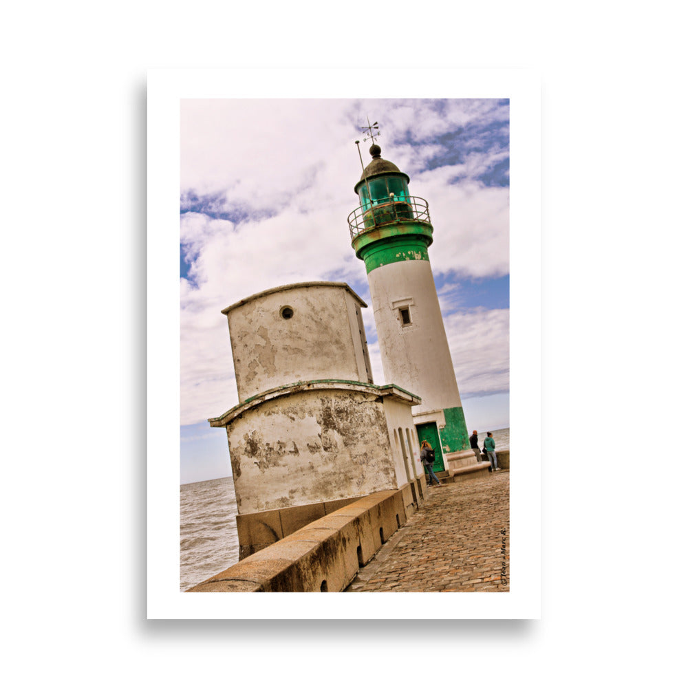 Poster d'un phare Vert