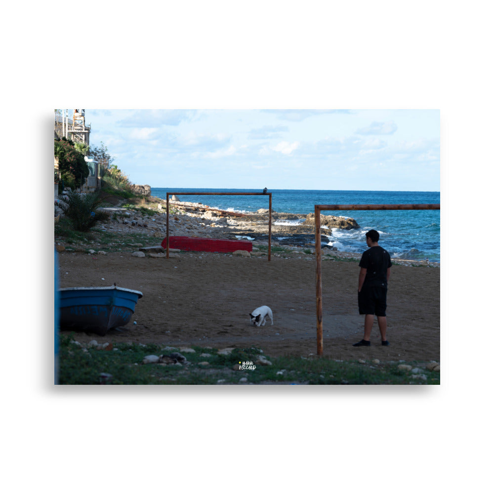 Affiche Italie bord de mer