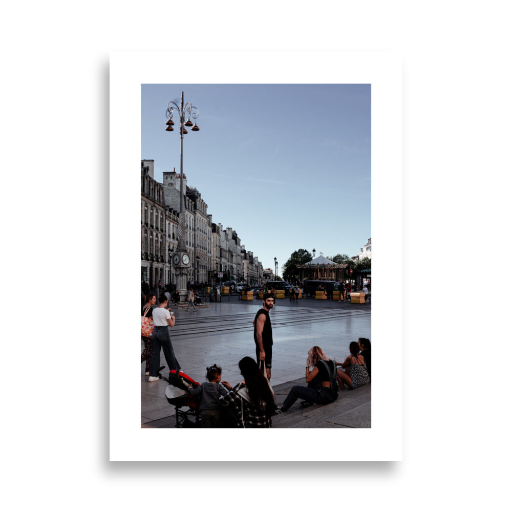 Affiche photo de rue 50x70