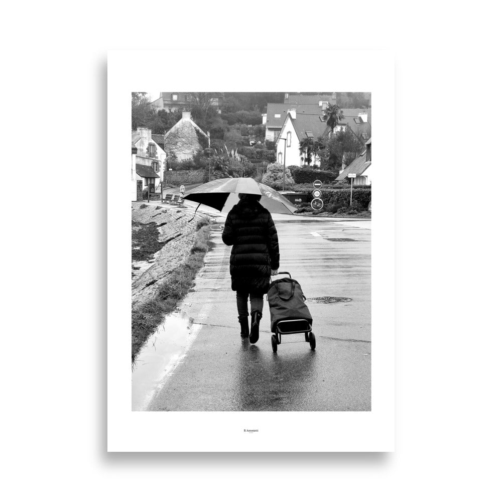 Poster photo - Photographie de rue en noir et blanc - Blandine Antonietti - Affiche 50x70