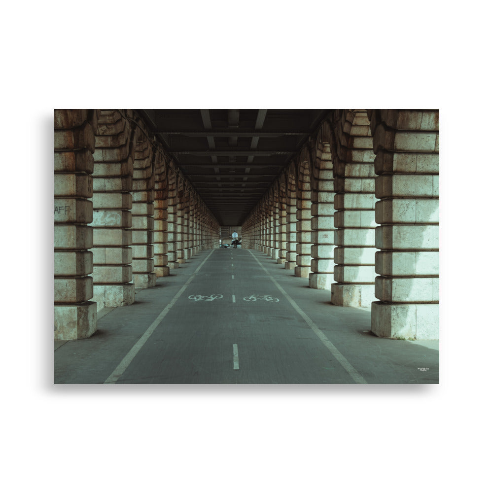 Poster photo - pont bir hakeim a Paris - Nicolas Da Costa - Affiche 50x70