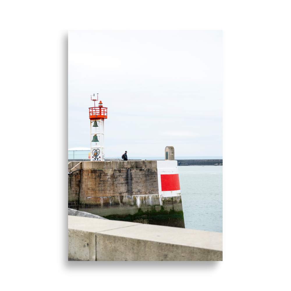 Poster de photographie "Les Cloches", capturant la sérénité du bord de mer au Havre.