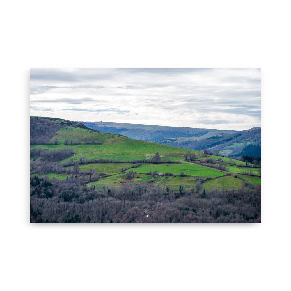 Paysages du Cantal N13 - Poster