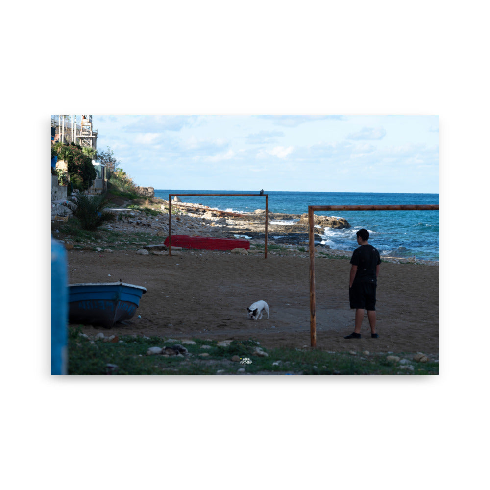 Poster Bord de mer en Italie