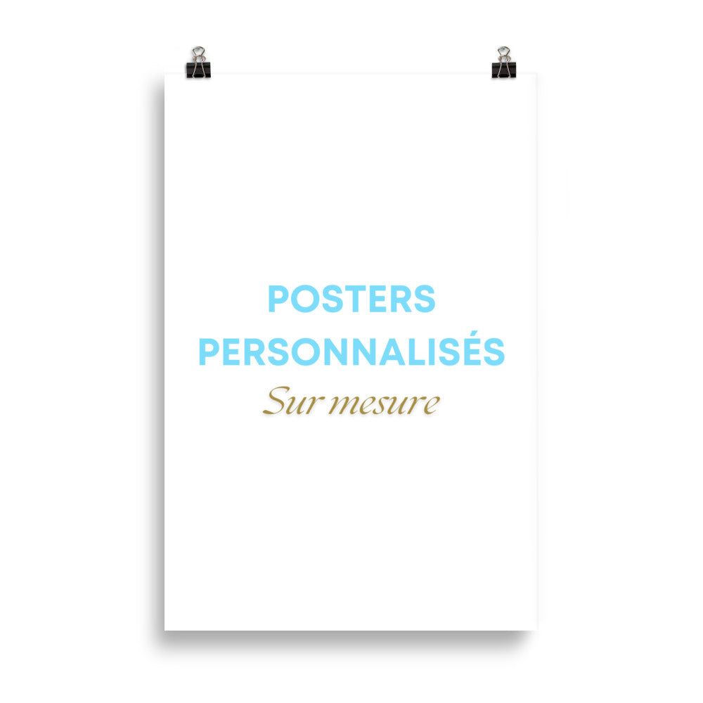 Poster personnalisé