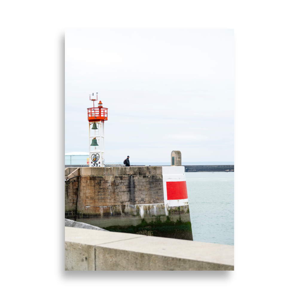 Poster de photographie "Les Cloches", capturant la sérénité du bord de mer au Havre.