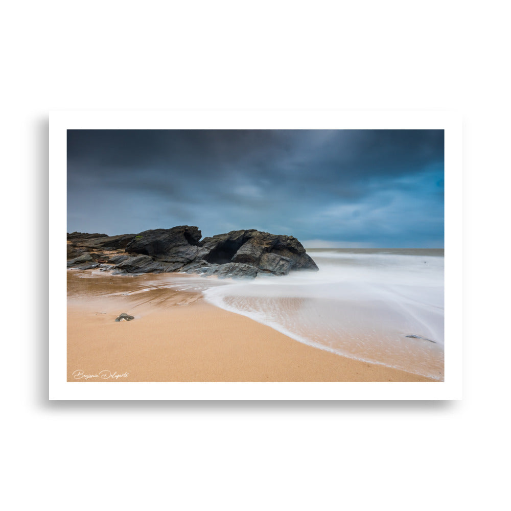 Poster de la plage en france