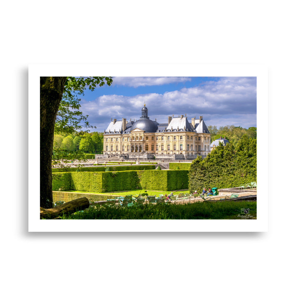 Poster photo - Chateau de vaux le vicomte en France - Bertrand Rispe - Affiche 70x100