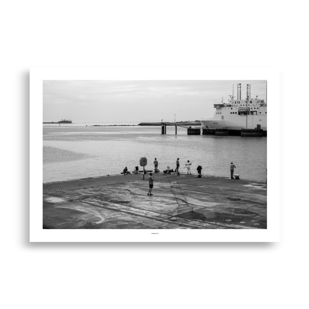 Poster photo - Photographie de rue au port du Havre - Yann Peccard - Affiche murale 70x100