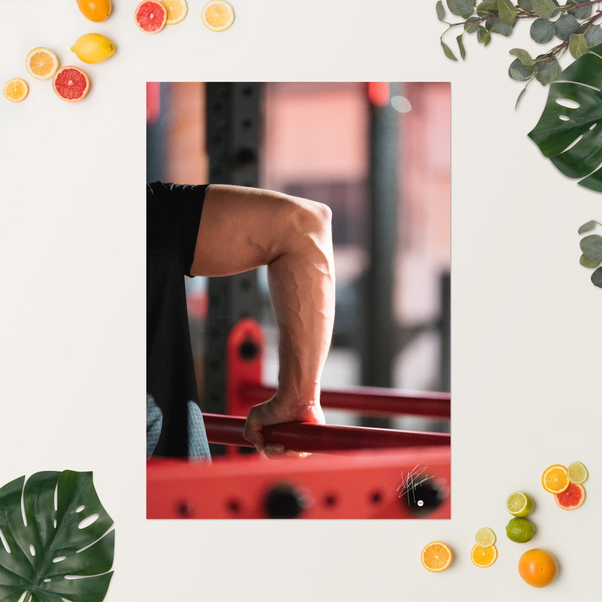 Photographie en gros plan d'un bras musclé congestionné, soulignant chaque détail des muscles après un entraînement intensif, une représentation de la force et de la détermination.