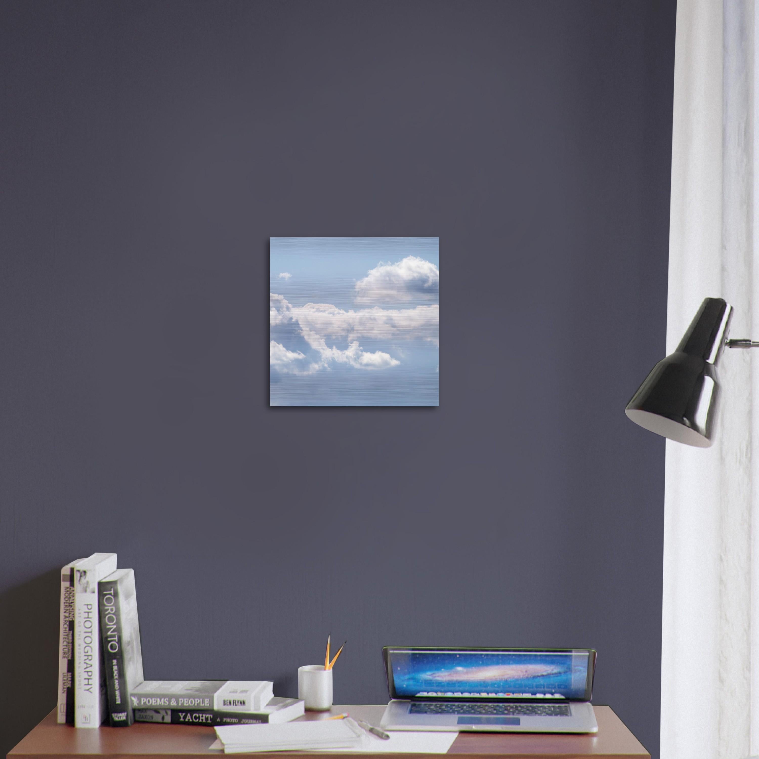 Poster métallique - Nuages N01 – Photo d'art – Décoration murale premium. La boutique de posters créée par un Photographe français. pour vous offrir le meilleur de la photographie combiné avec la déco murale pour faire de votre intérieur une gallérie d'art intemporel. 