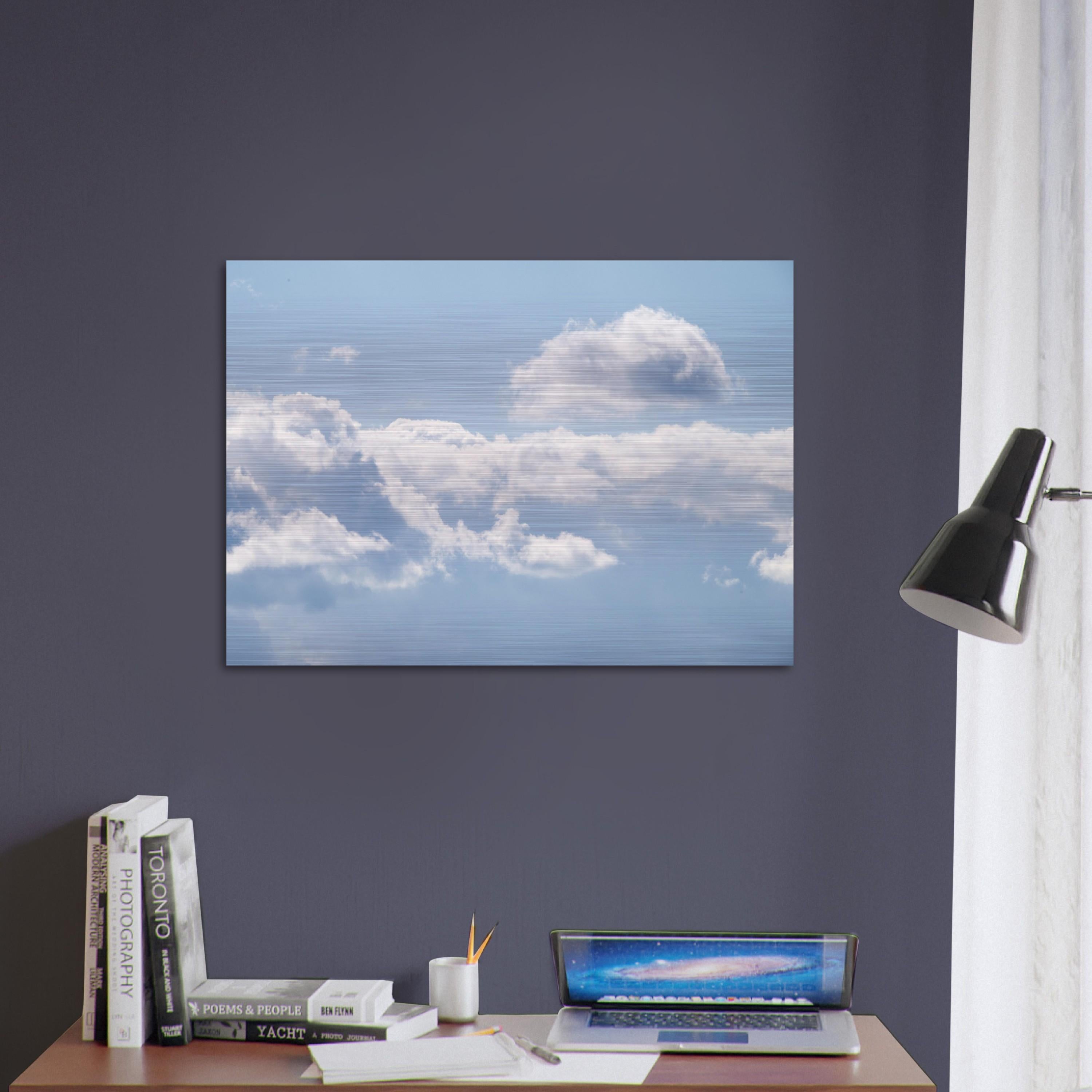 Poster métallique - Nuages N01 – Photo d'art – Décoration murale premium. La boutique de posters créée par un Photographe français. pour vous offrir le meilleur de la photographie combiné avec la déco murale pour faire de votre intérieur une gallérie d'art intemporel. 