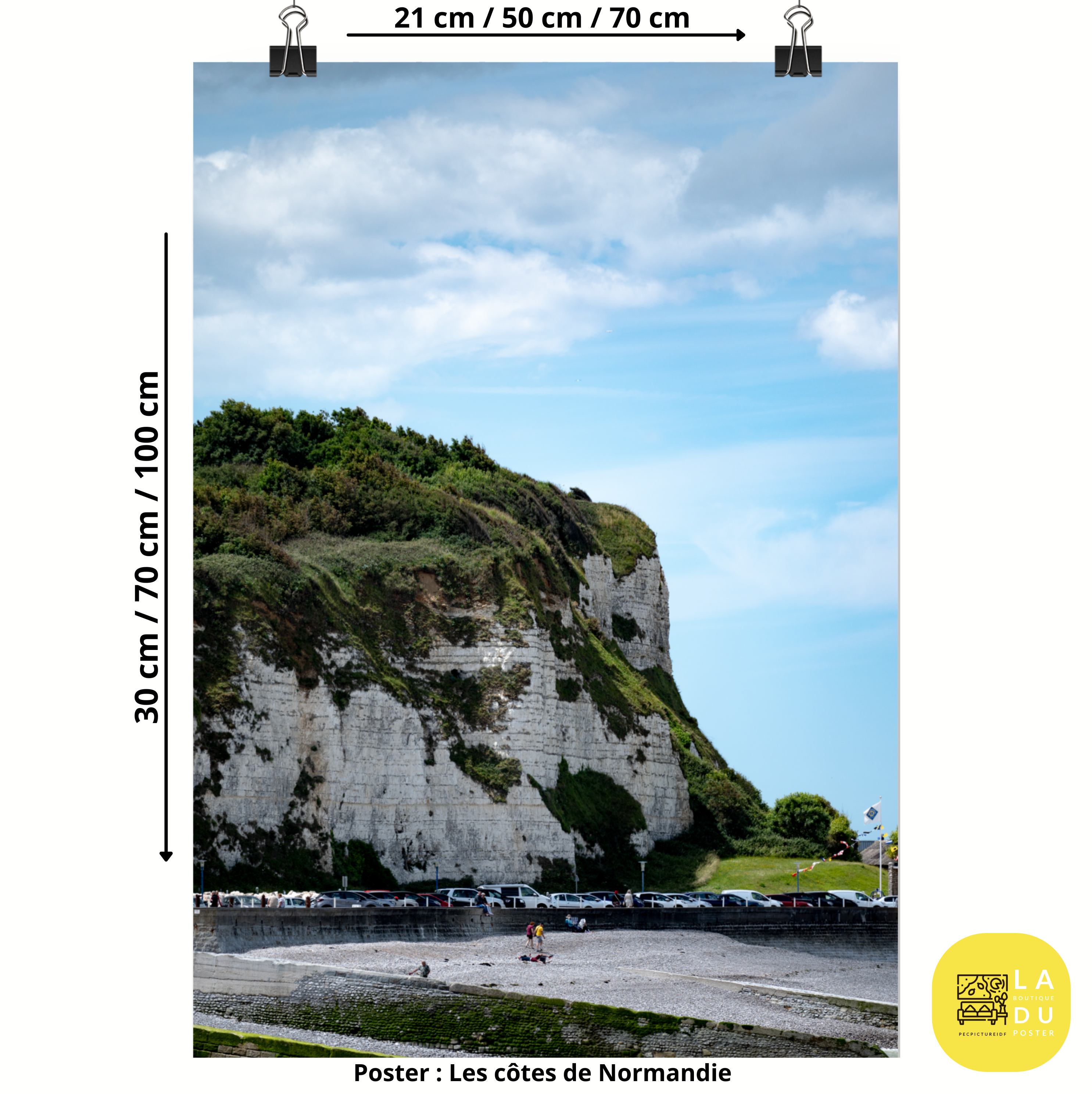 Poster mural - Les côtes de Normandie – Photographie Paysage – Poster photo, poster XXL, Photo d’art, photographie murale et des posters muraux des photographies de rue unique au monde. La boutique de posters créée par un Photographe français.