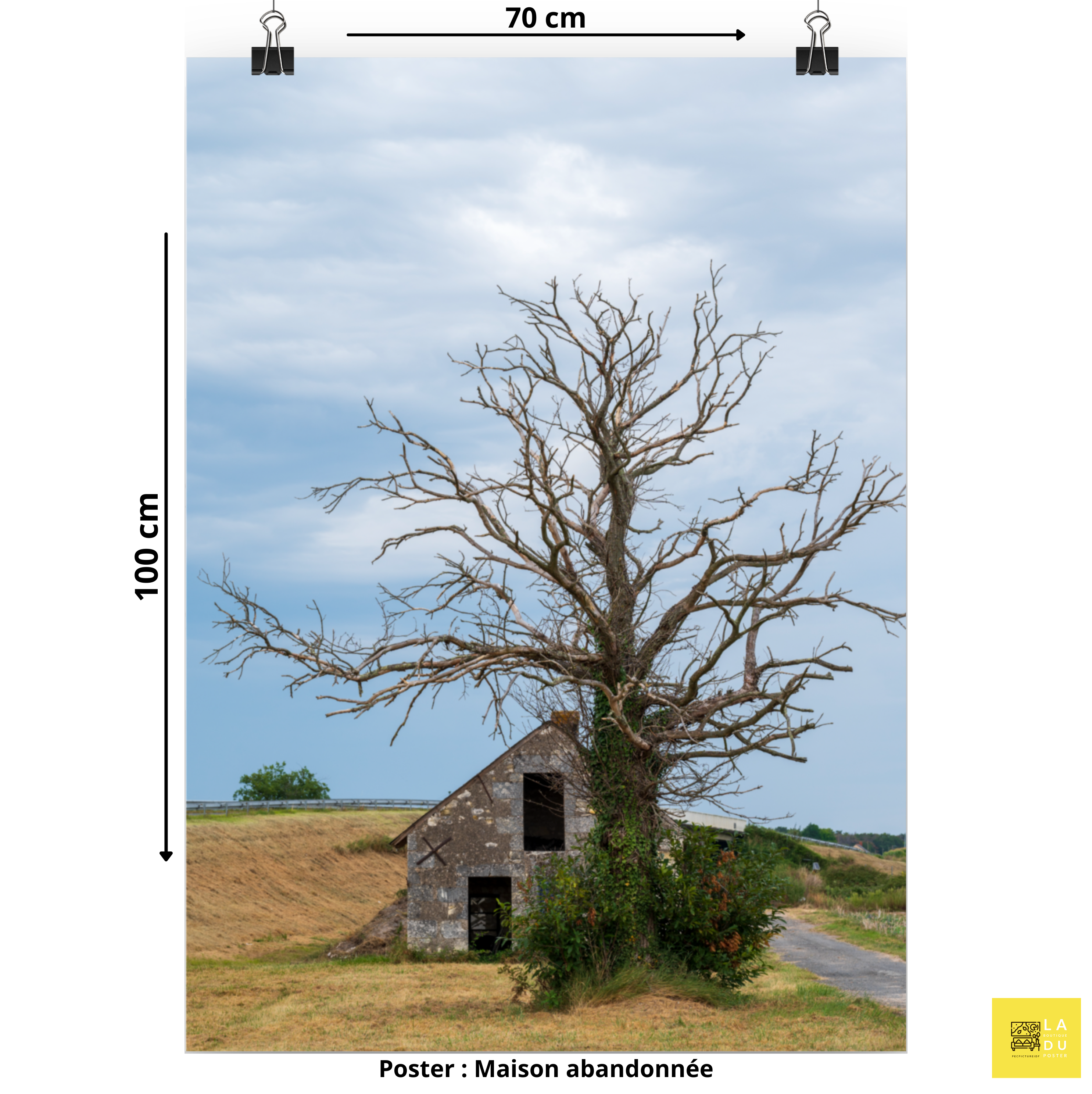 Maison abandonnée - Poster - La boutique du poster Français